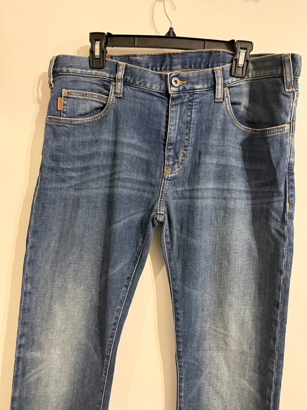 Armani Jeans Men’s Slim Straight Blue Denim
